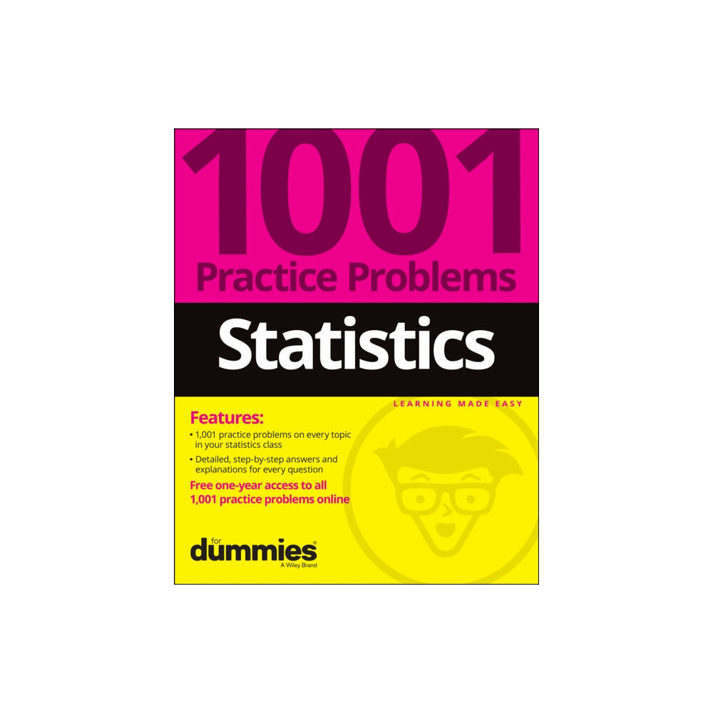 John Wiley & Sons Inc Statistics: 1001 Practice Problems For Dummies (+ Free Online Practice) (häftad, eng)