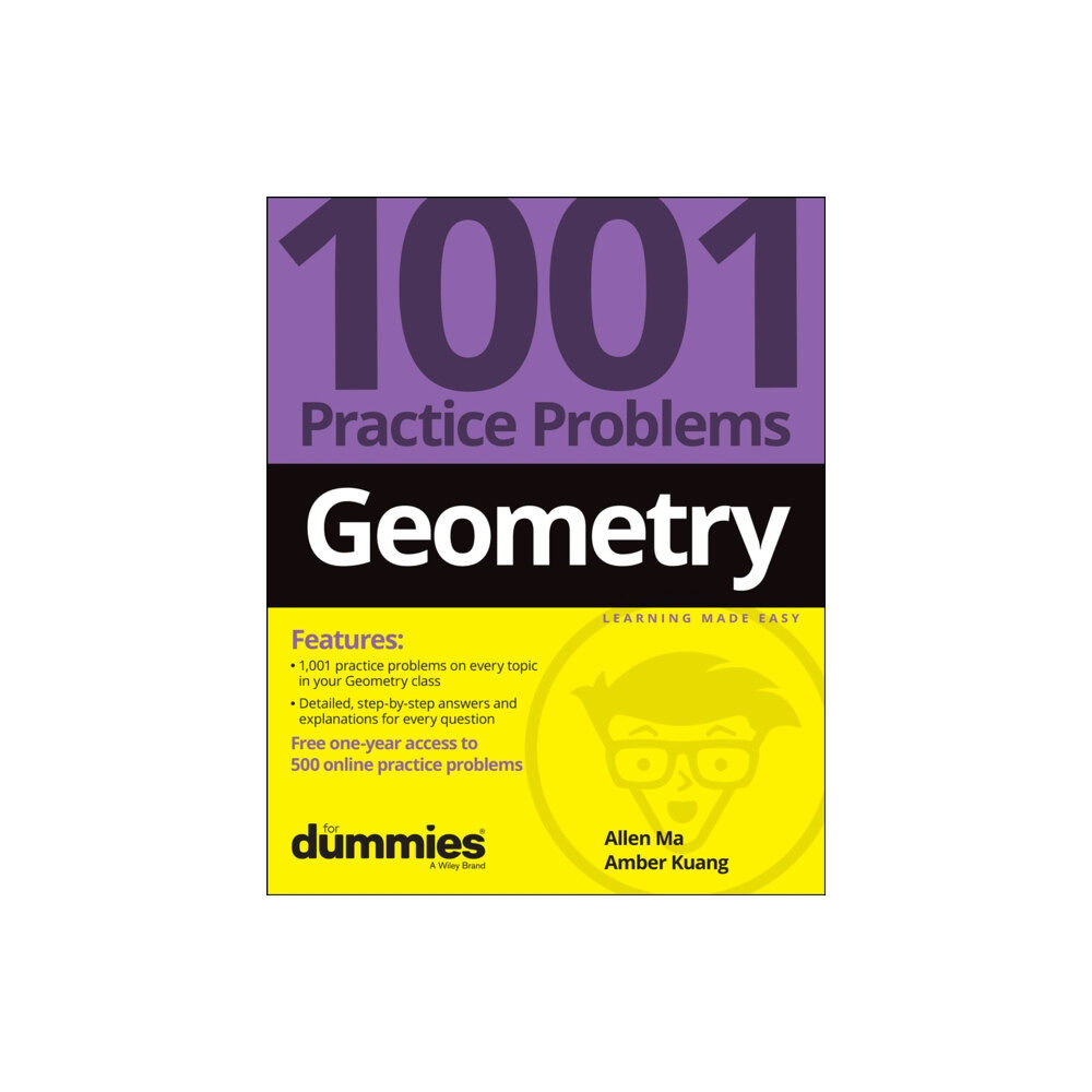 John Wiley & Sons Inc Geometry: 1001 Practice Problems For Dummies (+ Free Online Practice) (häftad, eng)