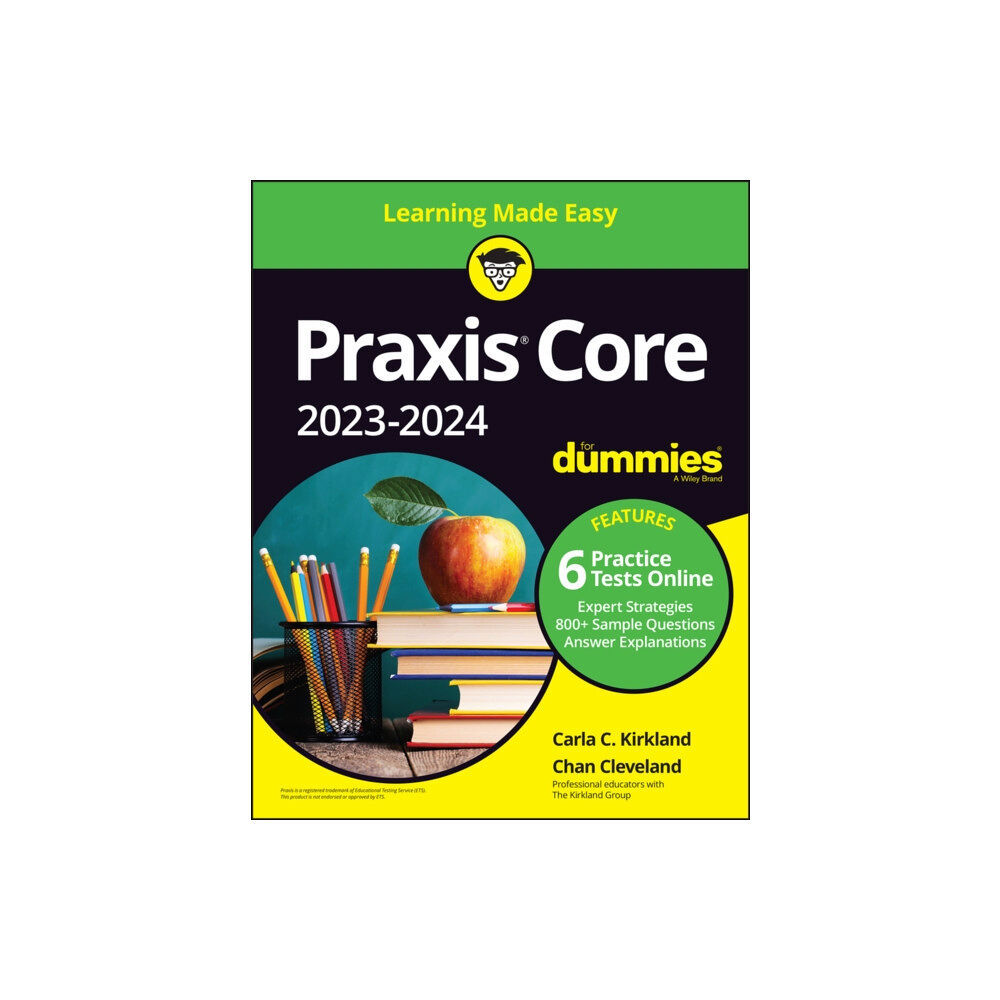 John Wiley & Sons Inc Praxis Core 2023-2024 For Dummies with Online Practice (häftad, eng)