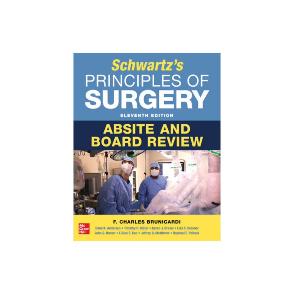 McGraw-Hill Education Schwartz's Principles of Surgery ABSITE and Board Review (häftad, eng)