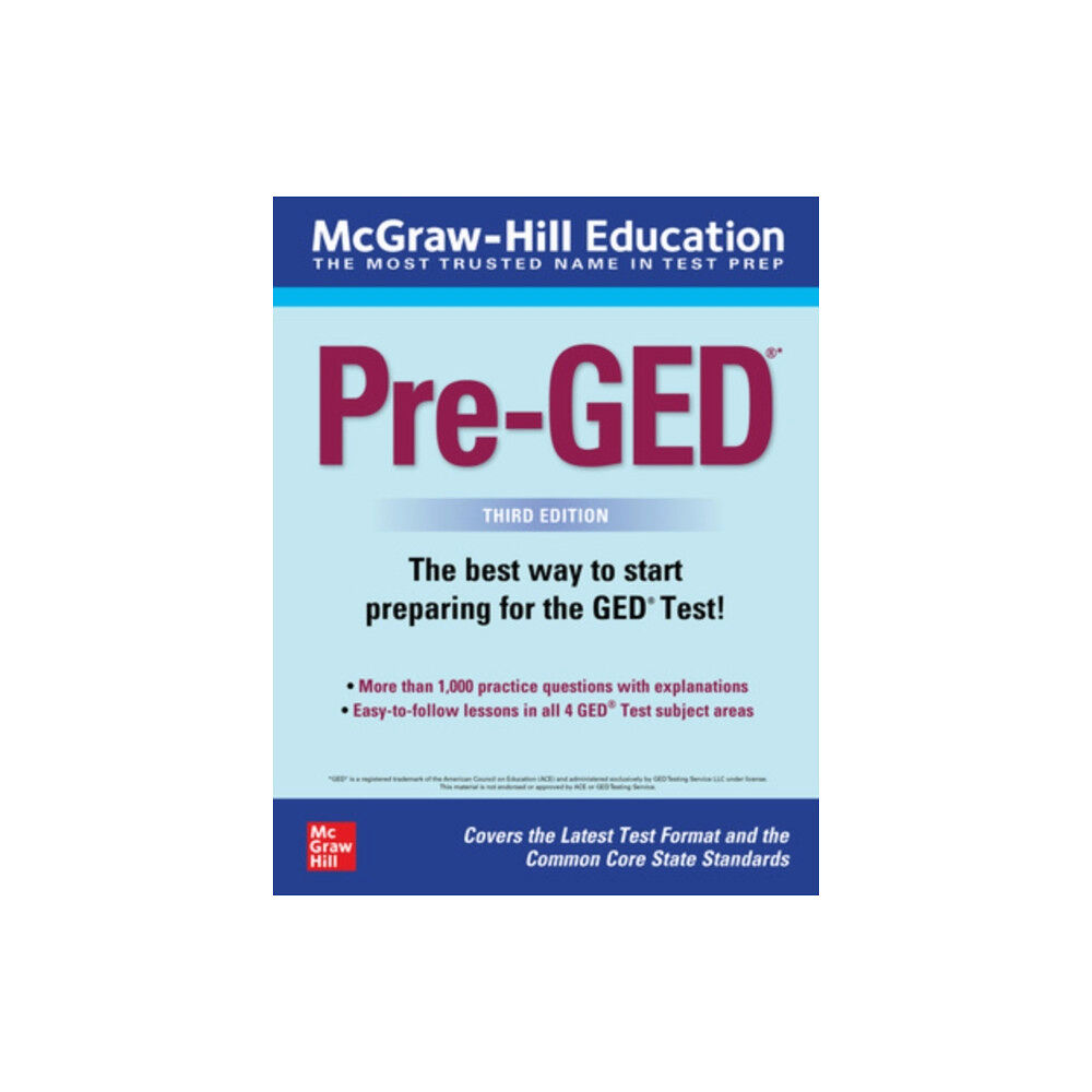 McGraw-Hill Education McGraw-Hill Education Pre-GED, Third Edition (häftad, eng)