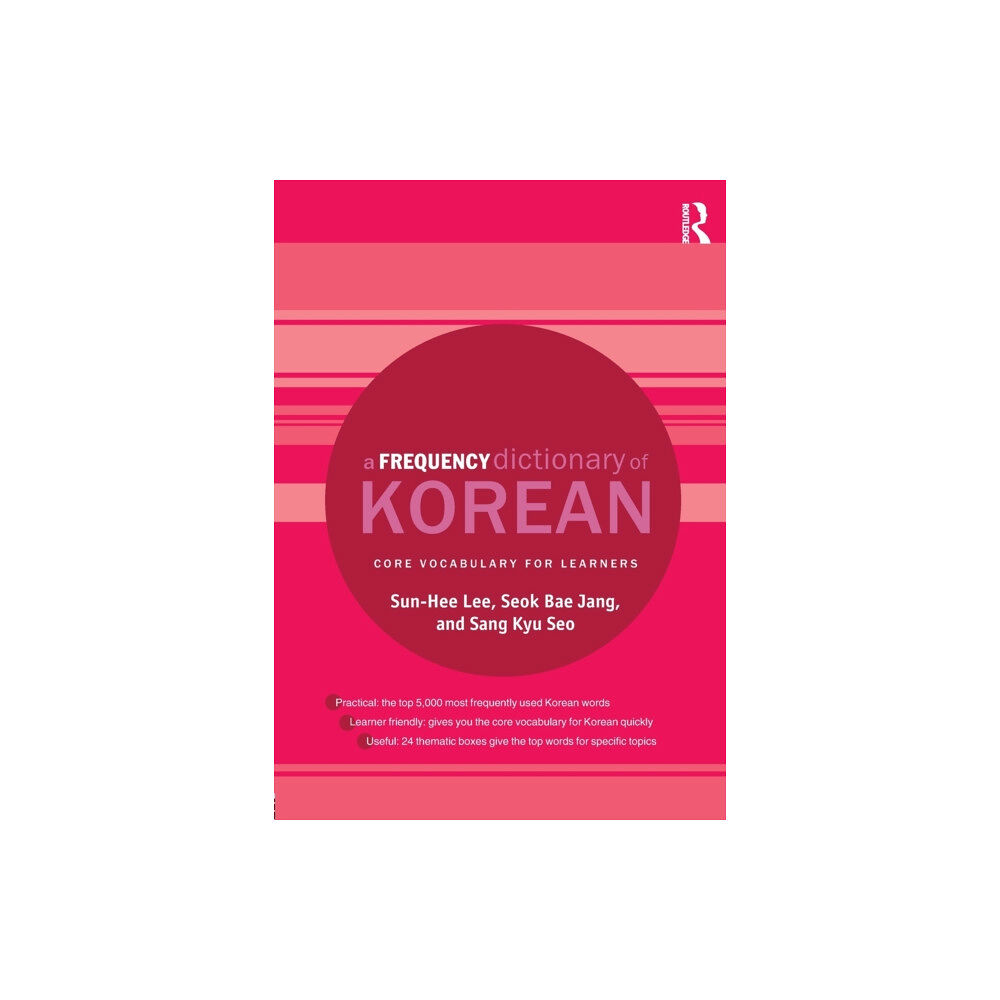 Taylor & francis ltd A Frequency Dictionary of Korean (häftad, eng)