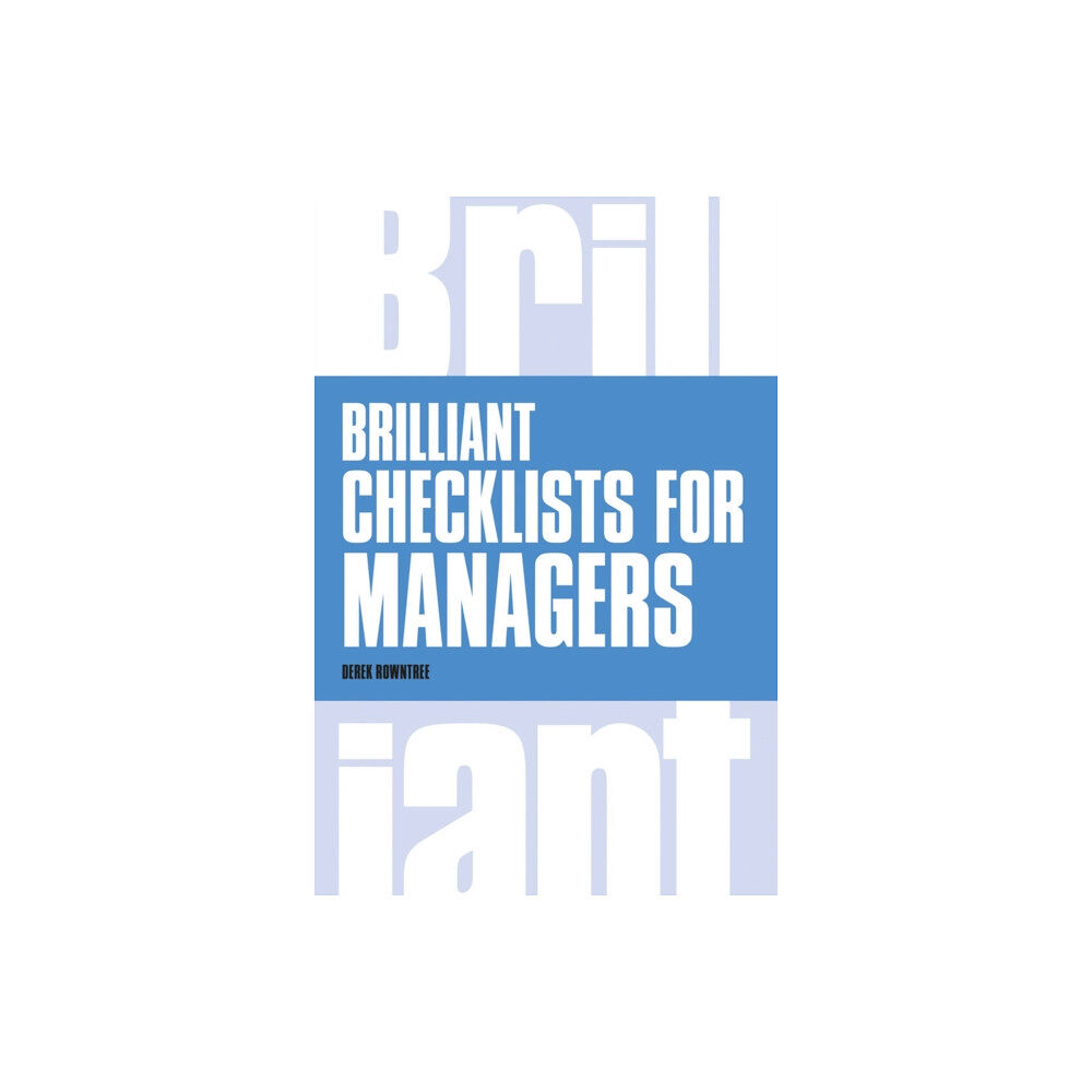 Pearson Education Limited Brilliant Checklists for Managers (häftad, eng)