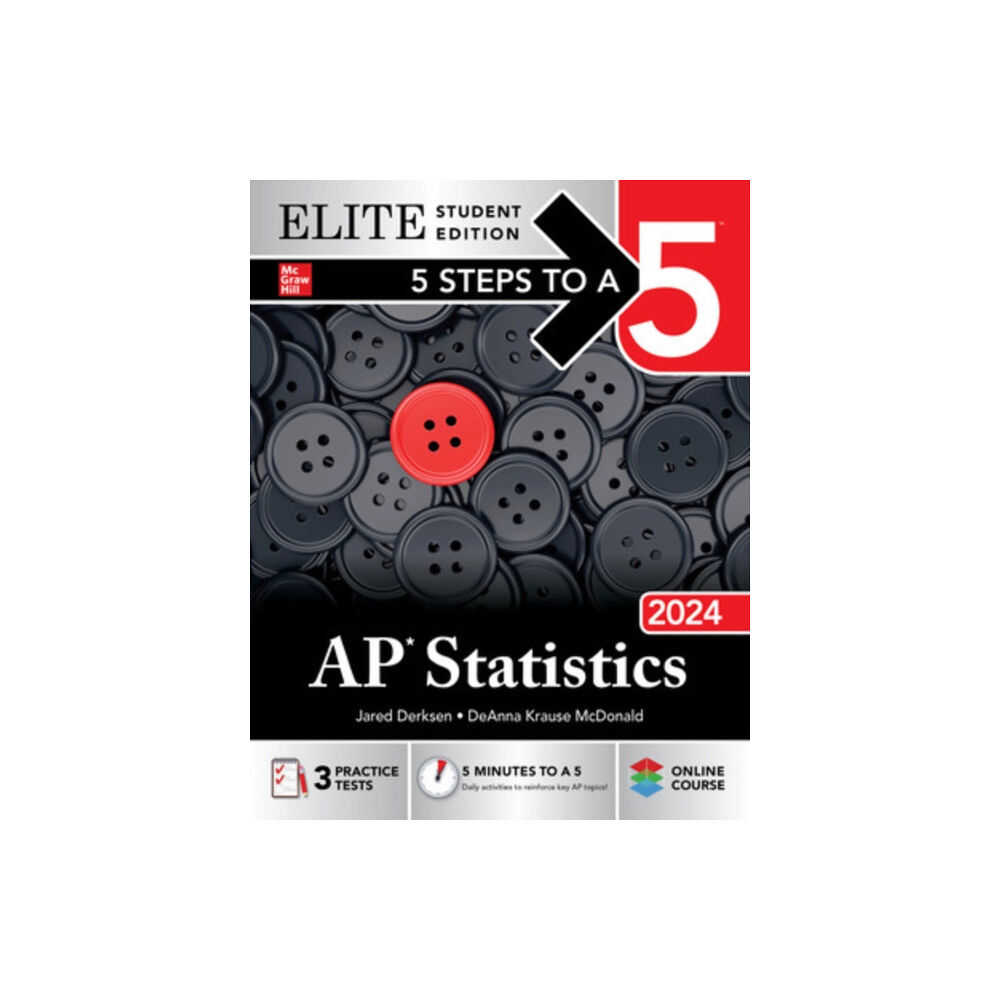 McGraw-Hill Education 5 Steps to a 5: AP Statistics 2024 Elite Student Edition (häftad, eng)