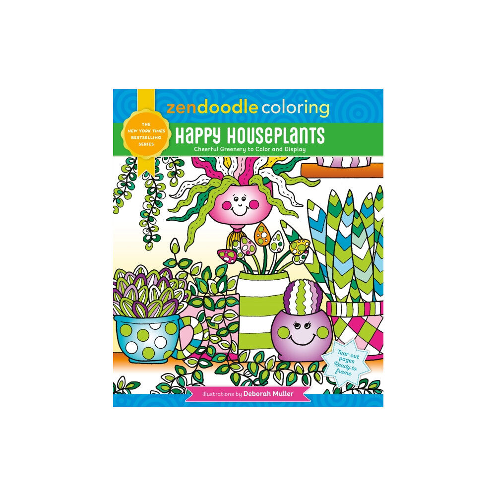 St. Martin's Publishing Group Zendoodle Coloring: Happy Houseplants (häftad, eng)