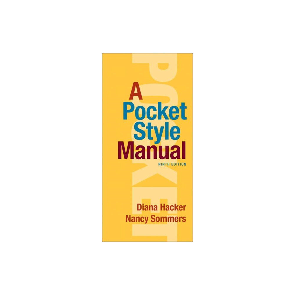 Macmillan Learning A Pocket Style Manual (bok, spiral, eng)