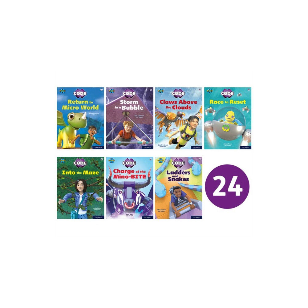 Oxford University Press Project X CODE: White and Lime Book Bands, Oxford Levels 10 and 11: Sky Bubble and Maze Craze, Class Pack of 24 (häftad,...