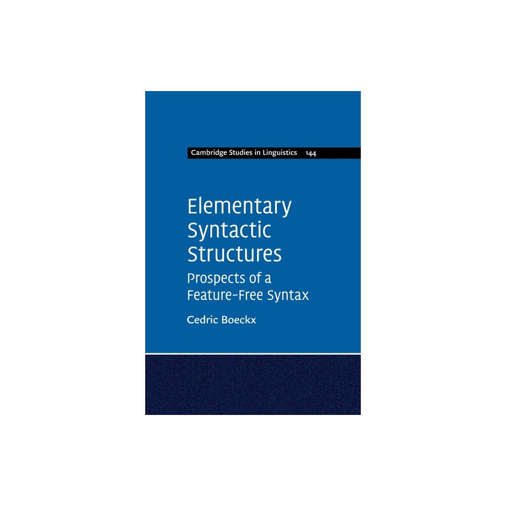 Cambridge University Press Elementary Syntactic Structures (häftad, eng)