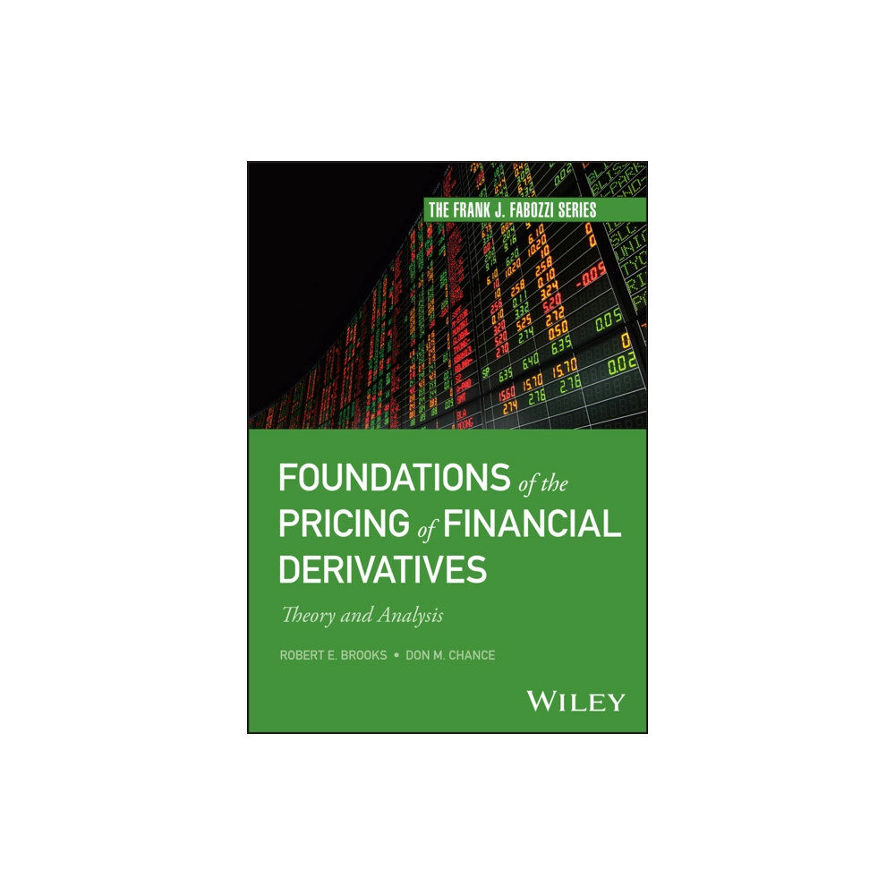 John Wiley & Sons Inc Foundations of the Pricing of Financial Derivatives (inbunden, eng)