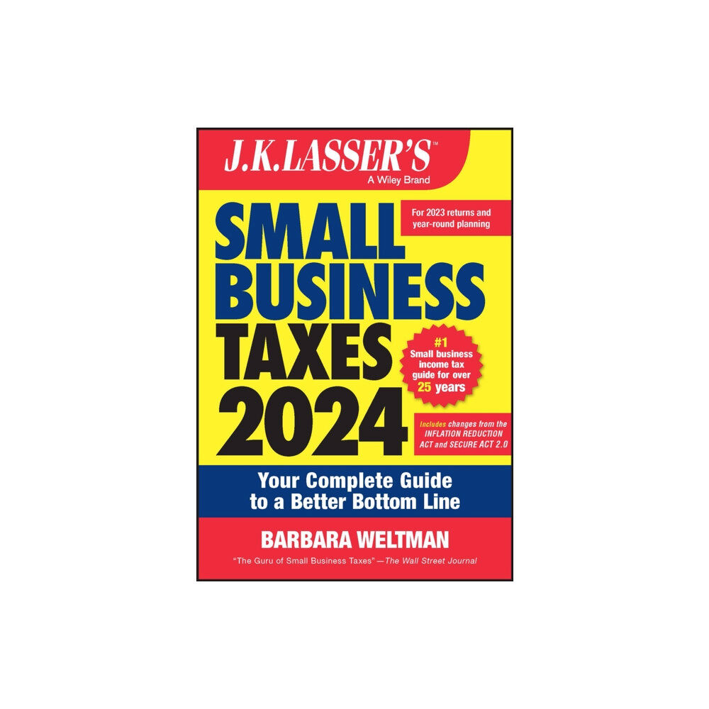 John Wiley & Sons Inc J.K. Lasser's Small Business Taxes 2024 (häftad, eng)