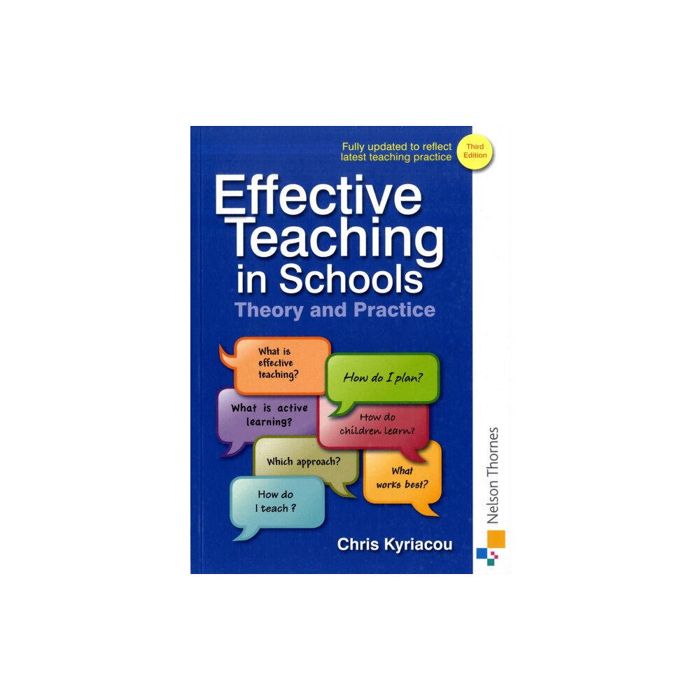 Oxford University Press Effective Teaching in Schools Theory and Practice (häftad, eng)