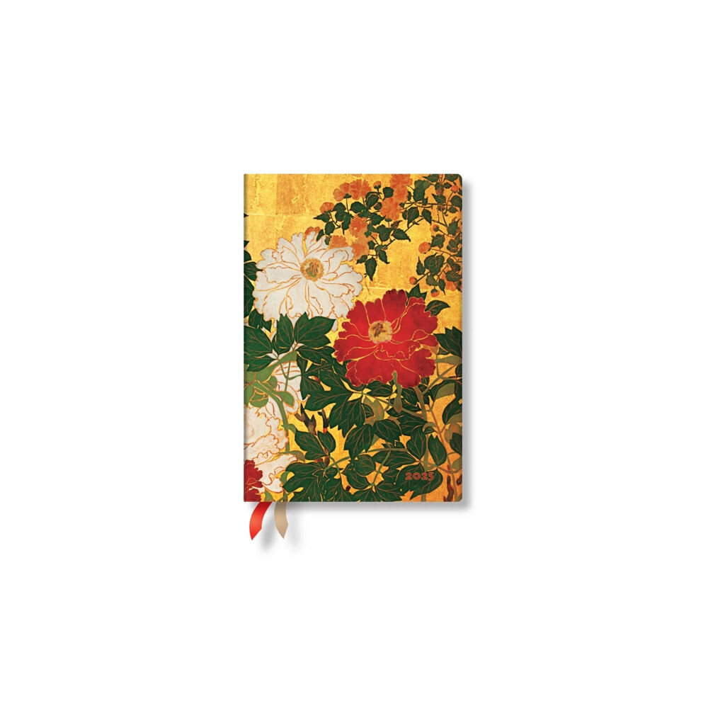 Little, Brown Book Group Natsu (Rinpa Florals) Mini 12-month Horizontal Softcover Flexi Dayplanner 2025 (Elastic Band Closure) (häftad, eng)