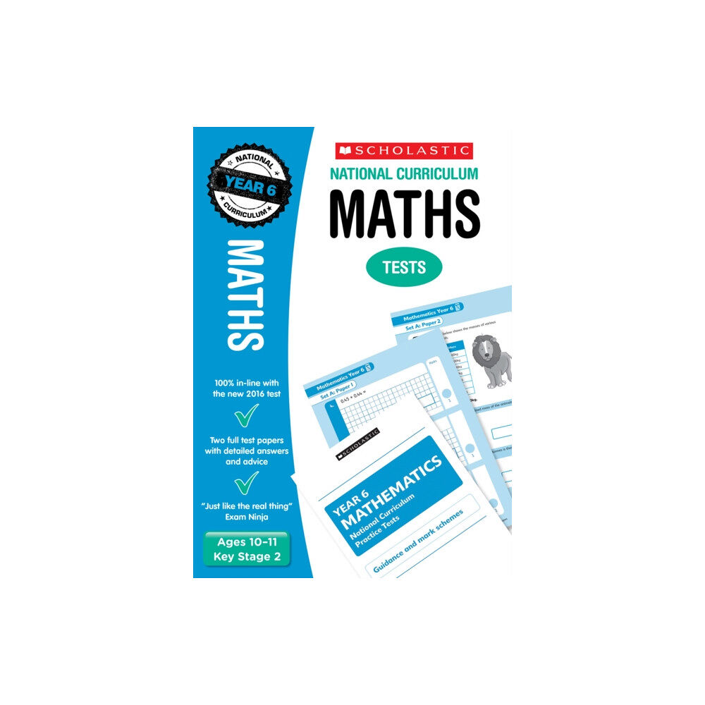 Scholastic Maths Test - Year 6 (häftad, eng)