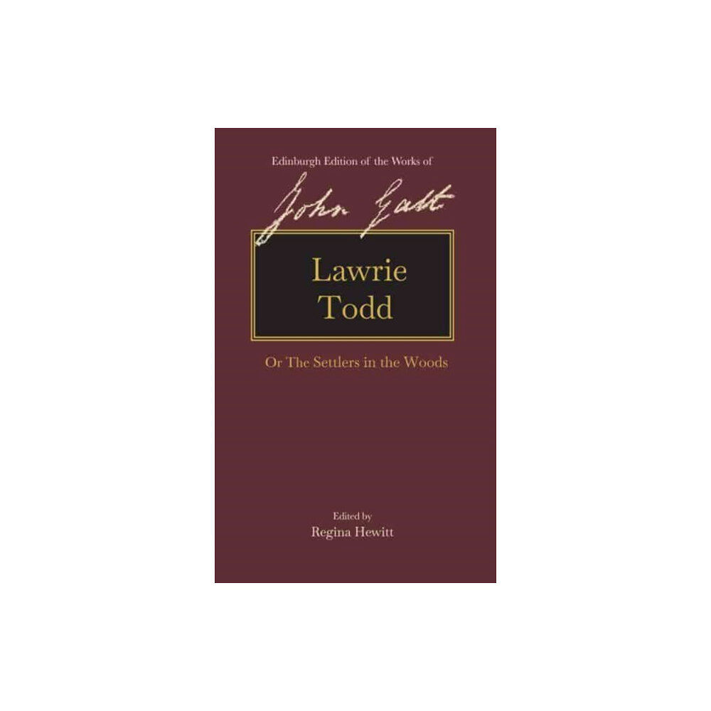 Edinburgh university press Lawrie Todd (inbunden, eng)