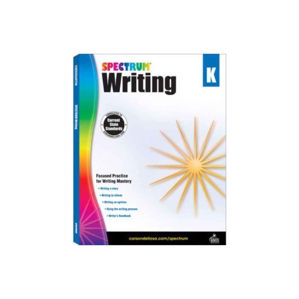 Carson Dellosa Spectrum Writing Grade K (häftad, eng)