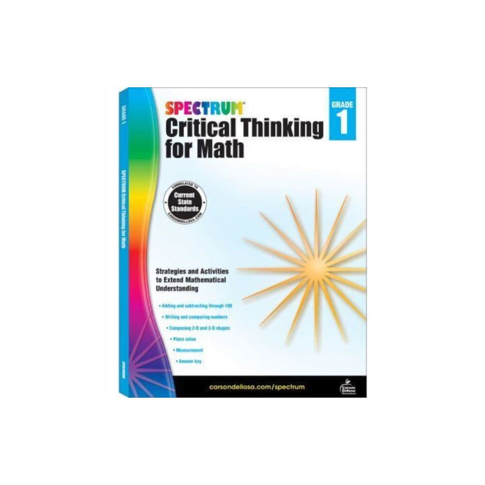 Carson Dellosa Spectrum Critical Thinking for Math Gr 1 (häftad, eng)