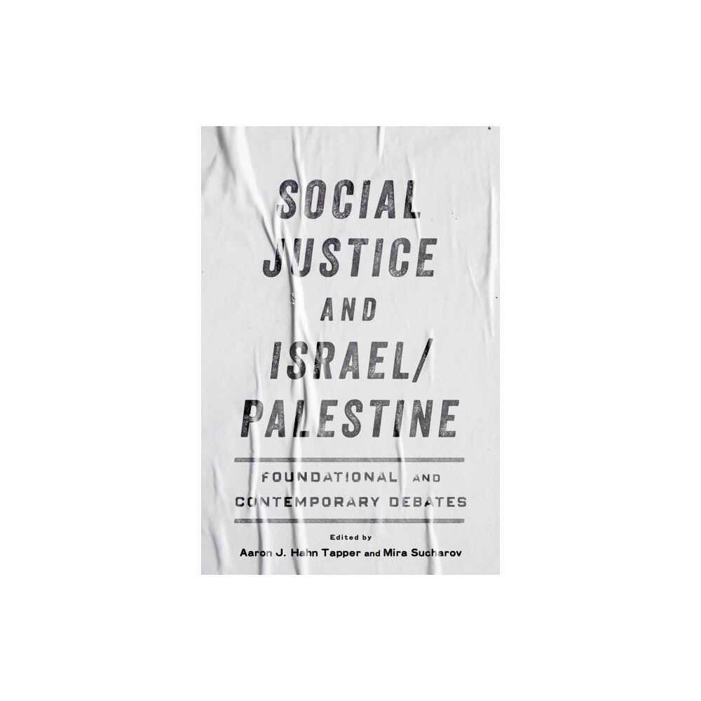 University of Toronto Press Social Justice and Israel/Palestine (häftad, eng)