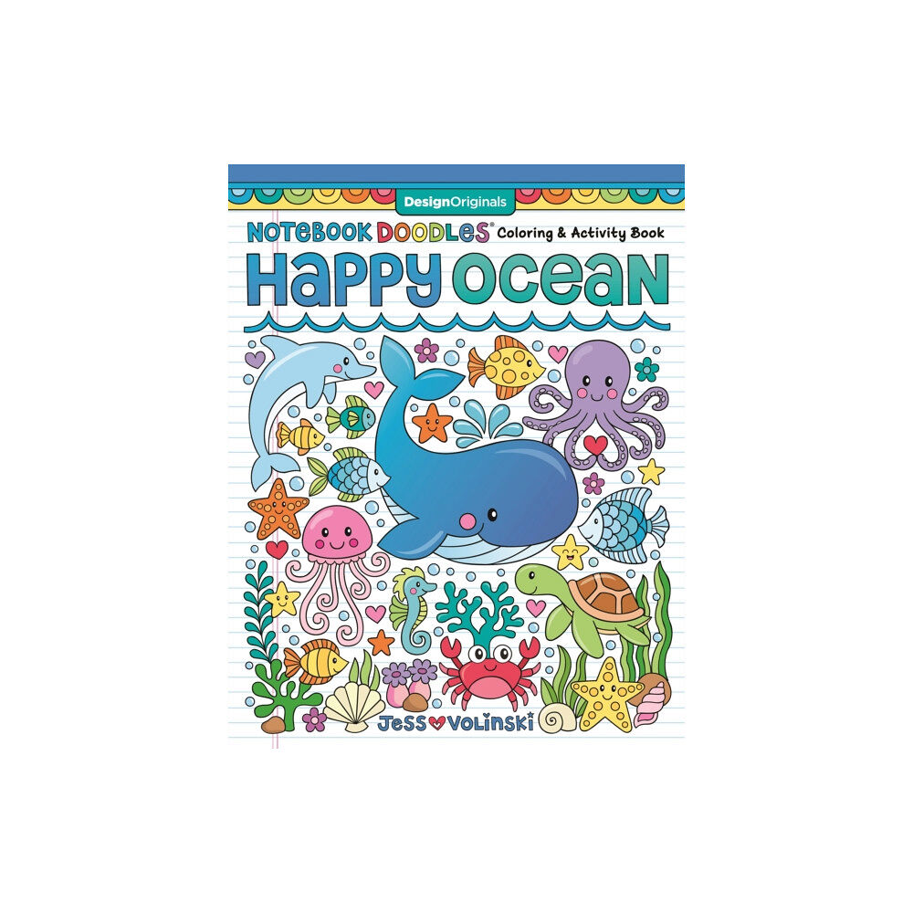 Design Originals Notebook Doodles Happy Ocean (häftad, eng)