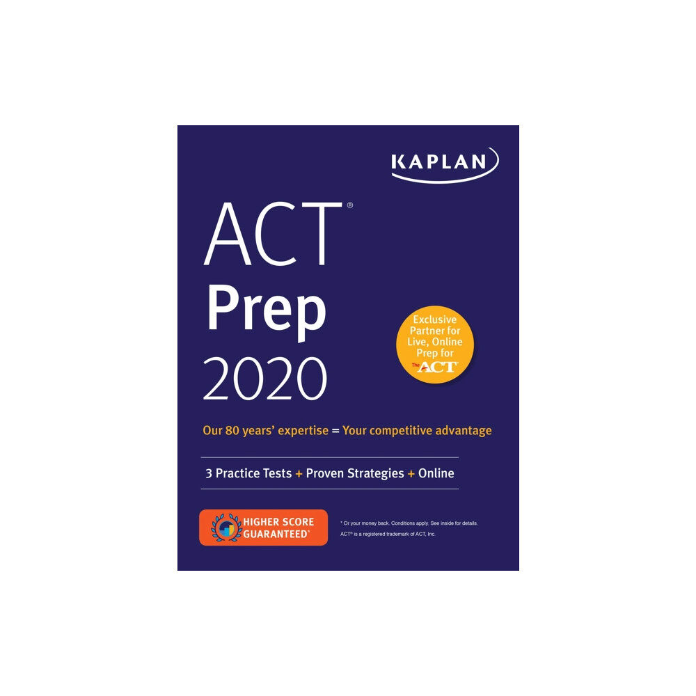 Kaplan Publishing ACT Prep 2020 (häftad, eng)