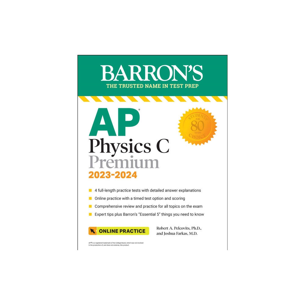 Kaplan Publishing AP Physics C Premium, 2023: 4 Practice Tests + Comprehensive Review + Online Practice (häftad, eng)