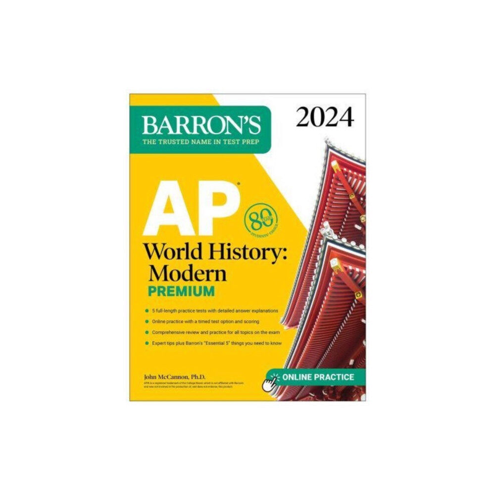 Kaplan Publishing AP World History: Modern Premium, 2024: Comprehensive Review with 5 Practice Tests + an Online Timed Test Option (häftad...