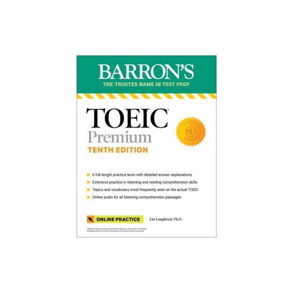 Kaplan Publishing TOEIC Premium: 6 Practice Tests + Online Audio, Tenth Edition (häftad, eng)