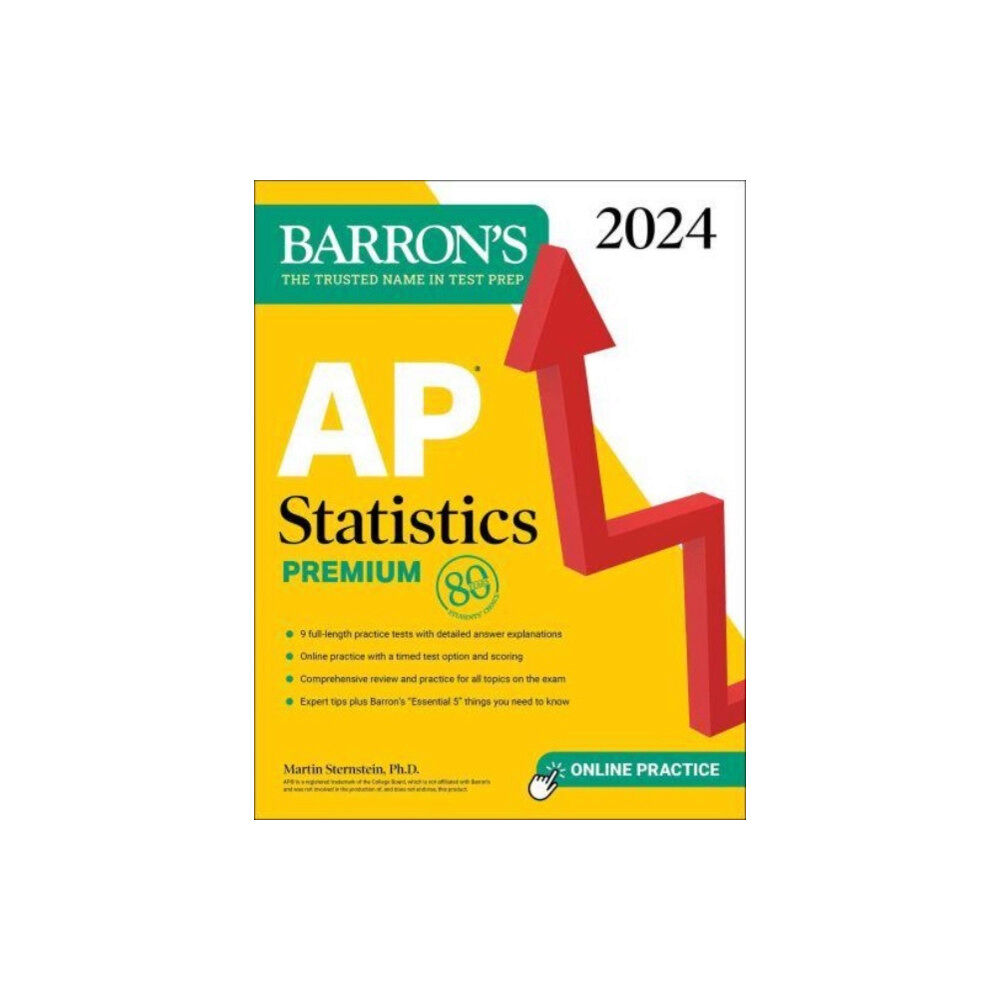 Kaplan Publishing AP Statistics Premium, 2024: 9 Practice Tests + Comprehensive Review + Online Practice (häftad, eng)