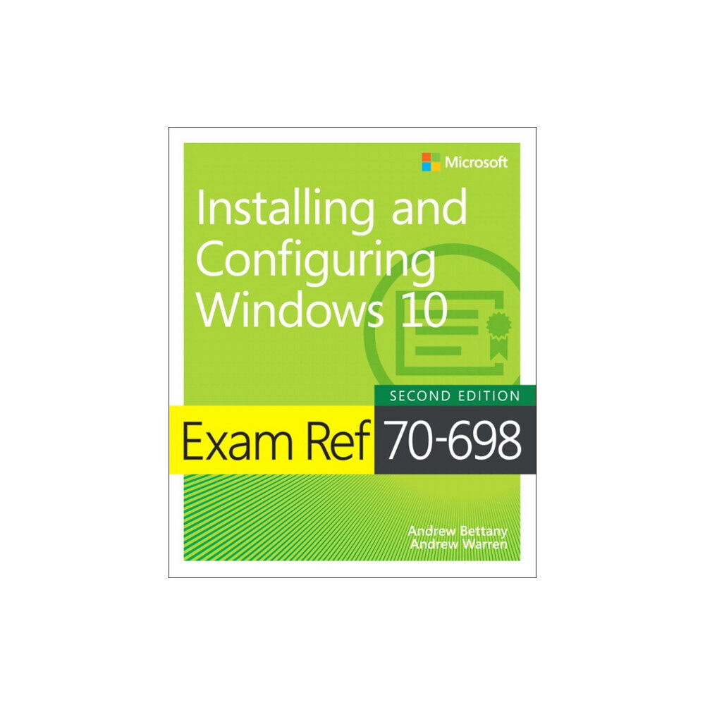 Microsoft Press,U.S. Exam Ref 70-698 Installing and Configuring Windows 10 (häftad, eng)