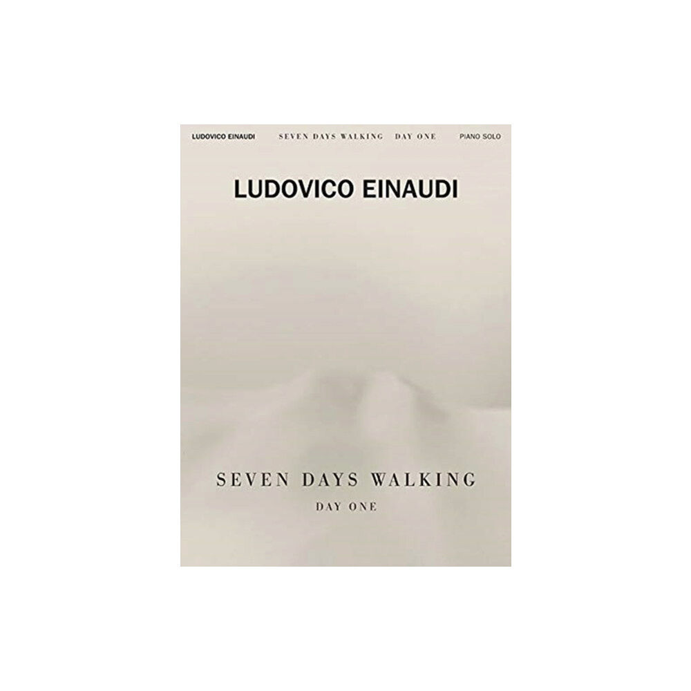 OMNIBUS PRESS SHEET MUSIC LUDOVICO EINAUDI SEVEN DAYS WALKING (häftad, eng)