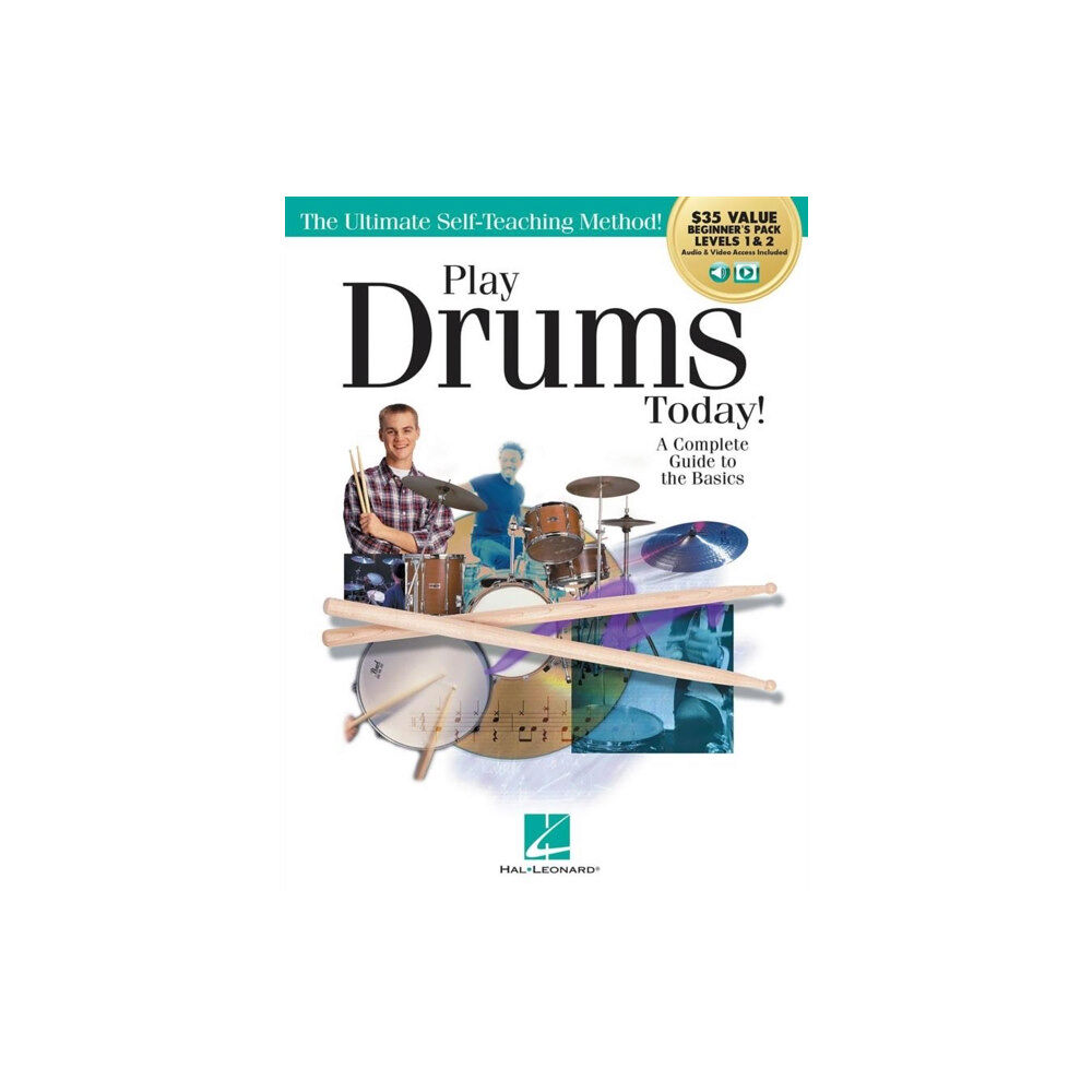 OMNIBUS PRESS SHEET MUSIC PLAY DRUMS TODAY ALLINONE BEGINNERS PACK (häftad, eng)