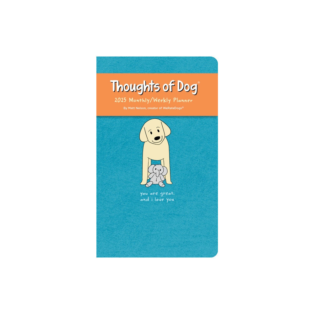 Andrews McMeel Publishing Thoughts of Dog 12-Month 2025 Weekly/Monthly Planner Calendar