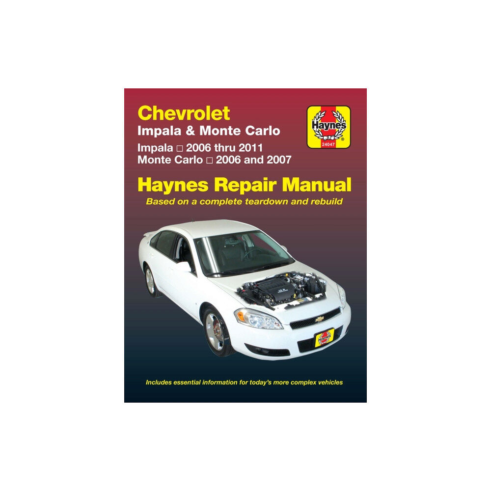 Haynes Publishing Chevrolet Impala (2006-2011) & Monte Carlo (2006-2007) Haynes Repair Manual (USA) (häftad, eng)