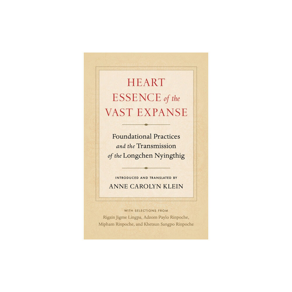 Shambhala Publications Inc Heart Essence of the Vast Expanse (häftad, eng)