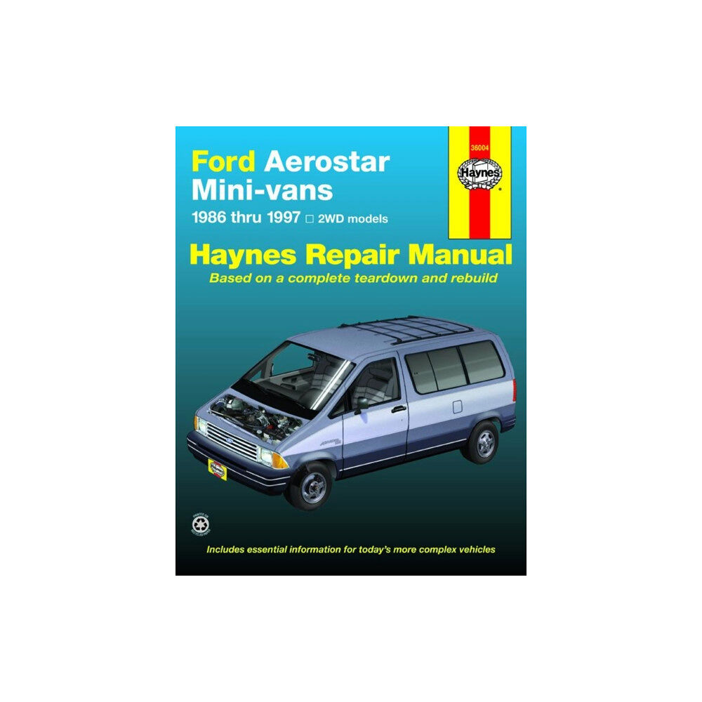 Haynes Publishing Ford Aerostar Mini-vans (1986-1997) with two wheel drive Haynes Repair Manual (USA) (häftad, eng)