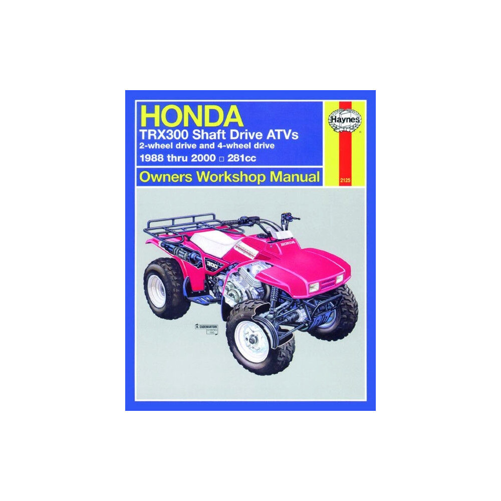 Haynes Publishing Honda TRX300 Shaft Drive ATVs (88 - 00) Haynes Repair Manual (häftad, eng)