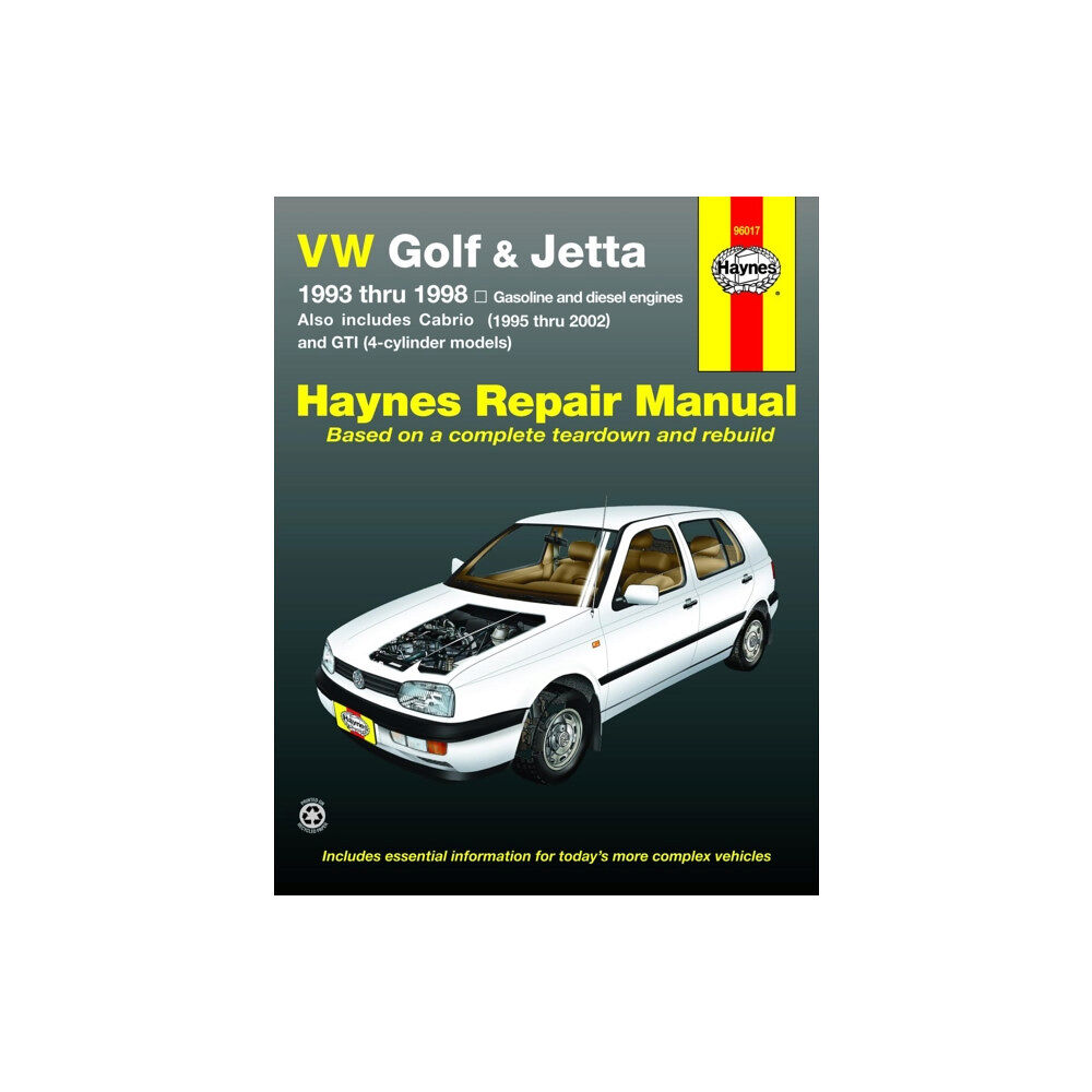 Haynes Publishing VW Golf, GTI and Jetta (93-98) and VW Cabrio (95-02) petrol & diesel Haynes Repair Manual (USA) (häftad, eng)