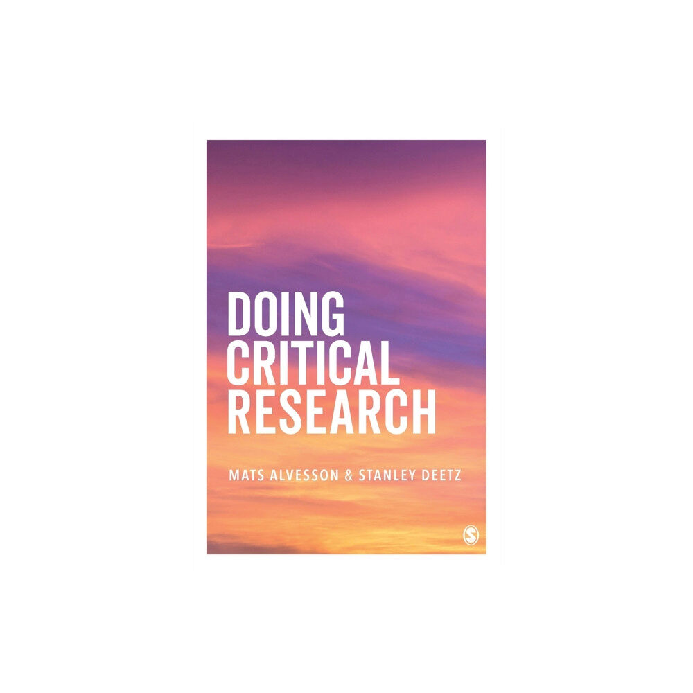 Sage Publications Ltd Doing Critical Research (häftad, eng)