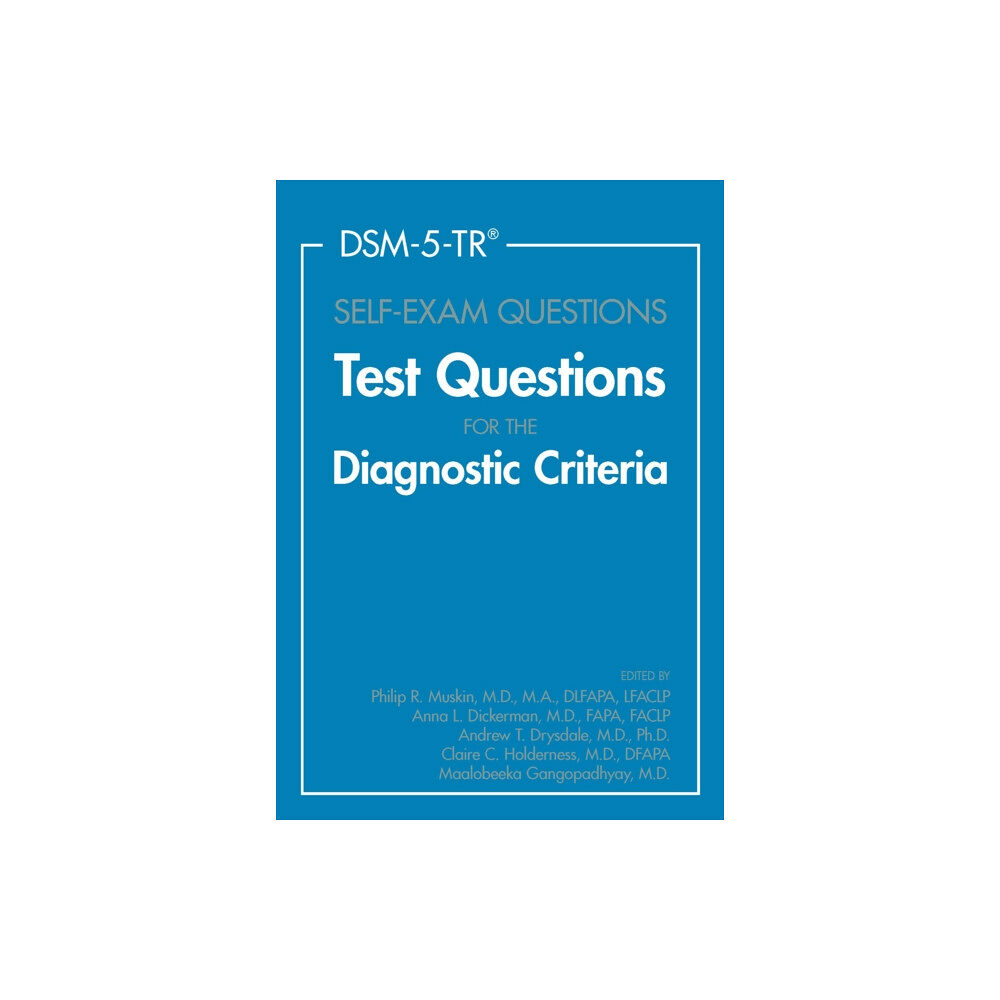 American Psychiatric Association Publishing DSM-5-TR® Self-Exam Questions (häftad, eng)