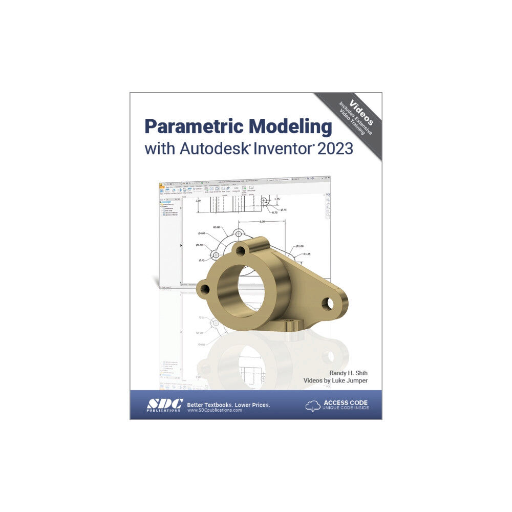 SDC Publications Parametric Modeling with Autodesk Inventor 2023 (häftad, eng)