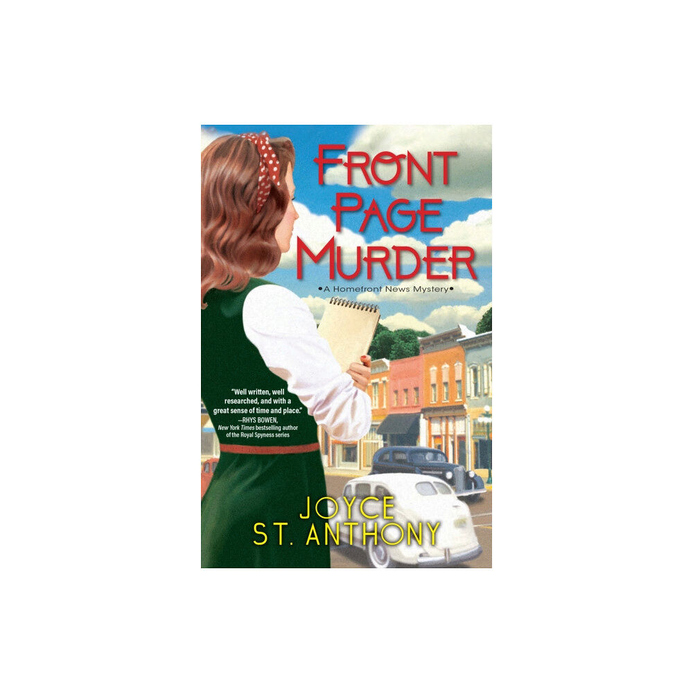 Crooked Lane Books Front Page Murder (inbunden, eng)