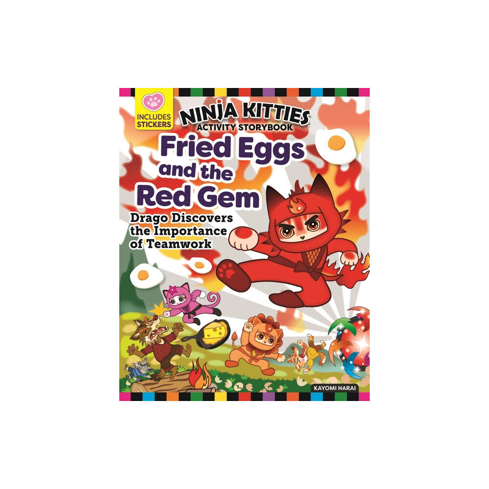 Fox Chapel Publishing Ninja Kitties Fried Eggs and the Red Gem Activity Storybook (häftad, eng)