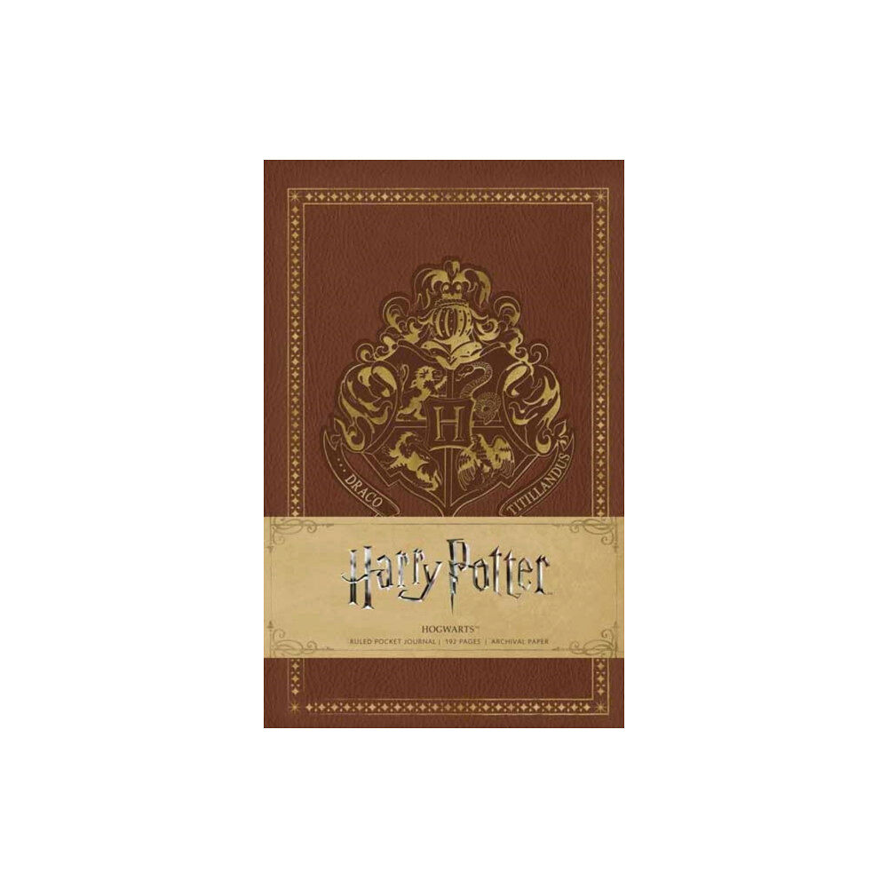 Insight Editions Harry Potter: Hogwarts Ruled Pocket Journal (inbunden, eng)