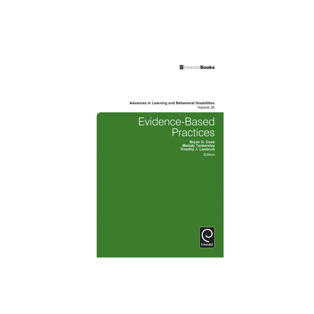 Emerald Publishing Limited Evidence-Based Practices (inbunden, eng)