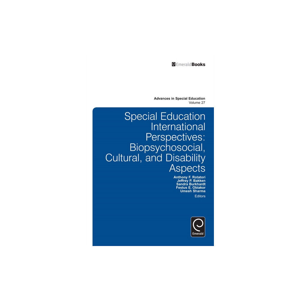 Emerald Publishing Limited Special Education International Perspectives (inbunden, eng)