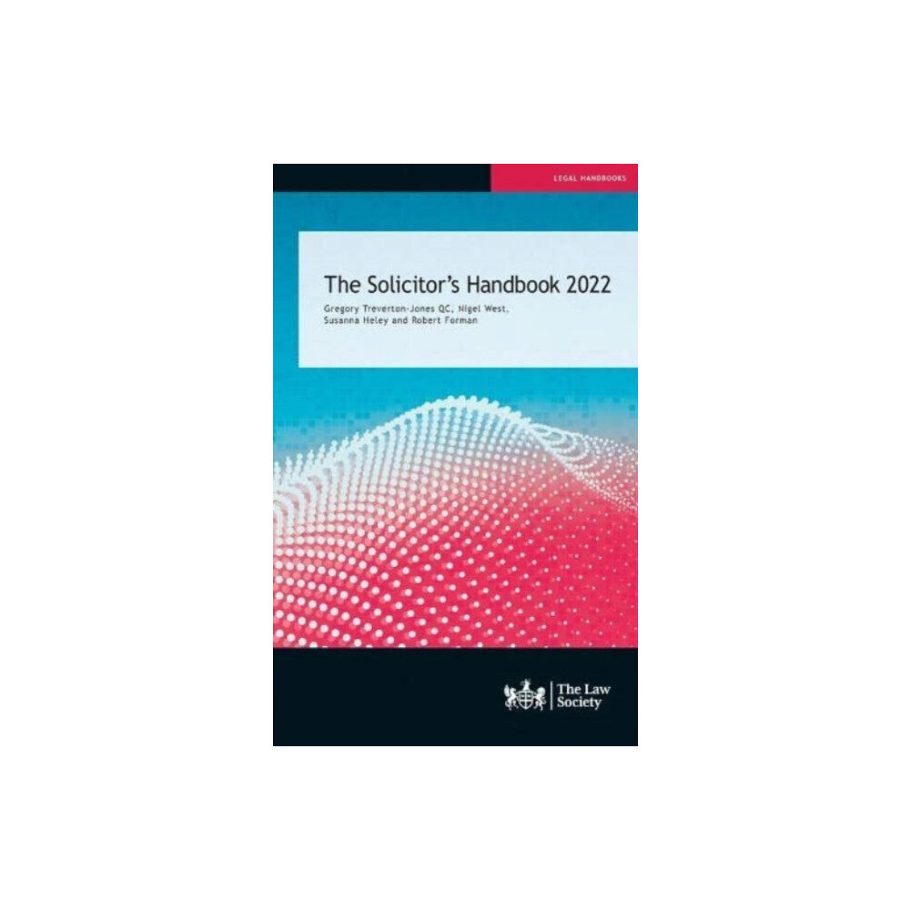 The Law Society The Solicitor's Handbook 2022 (häftad, eng)