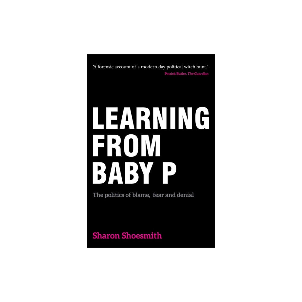 Jessica kingsley publishers Learning from Baby P (häftad, eng)