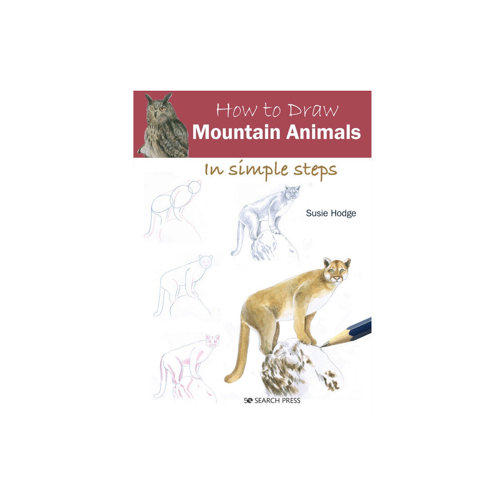 Search Press Ltd How to Draw: Mountain Animals (häftad, eng)