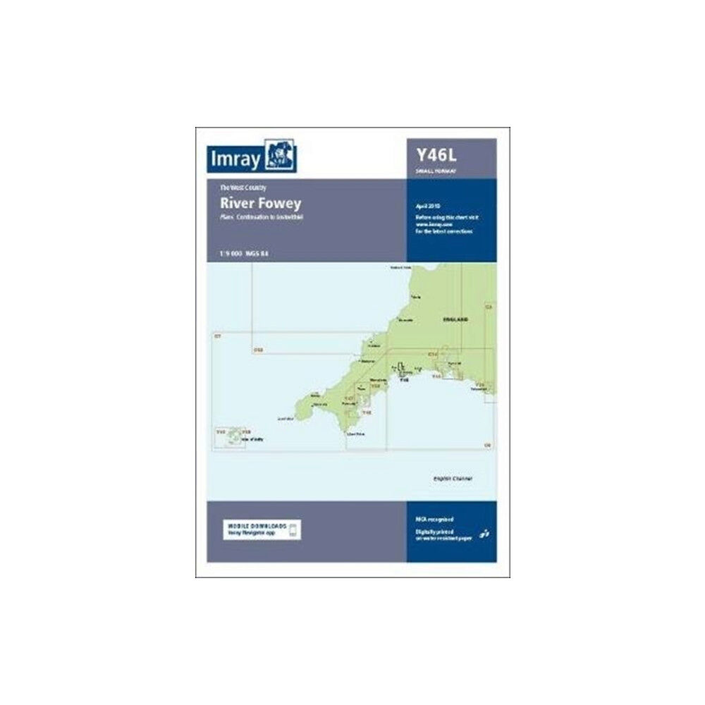 Imray, Laurie, Norie & Wilson Ltd Imray Chart Y46 River Fowey Laminated