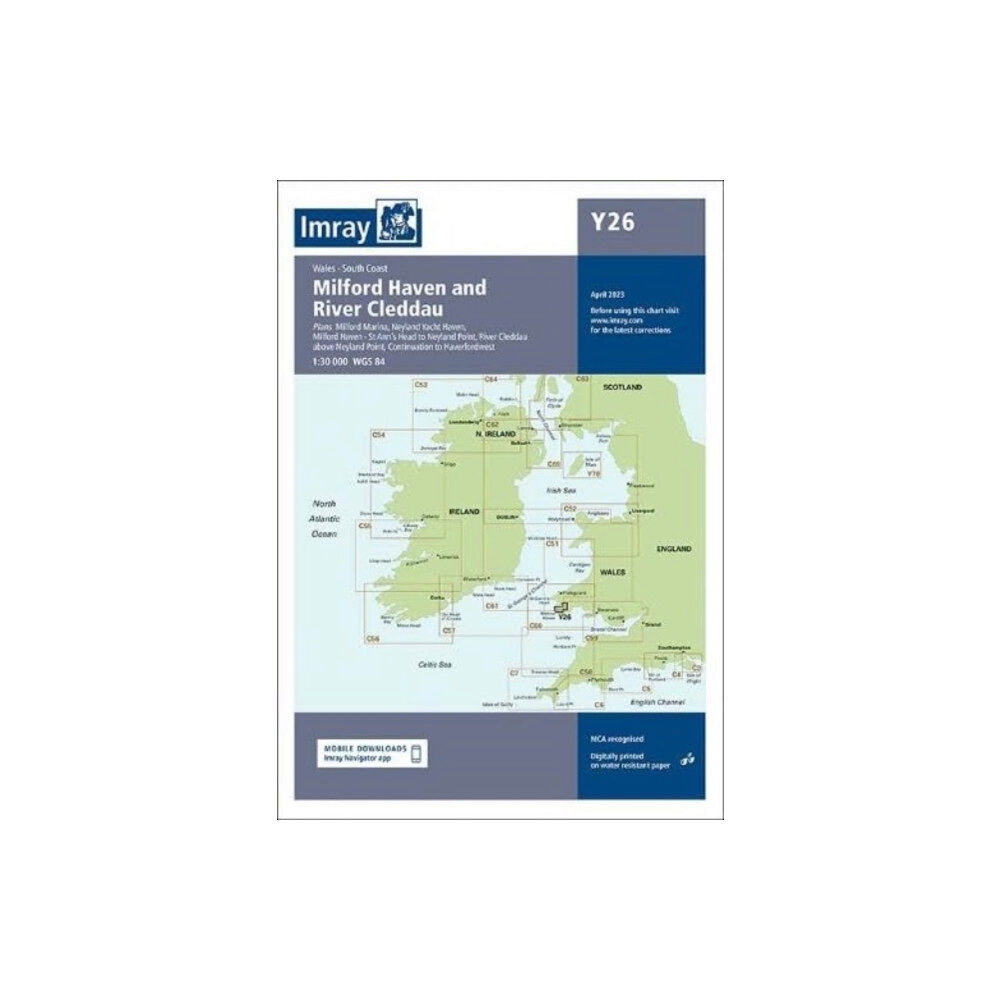 Imray, Laurie, Norie & Wilson Ltd Imray Chart Y26