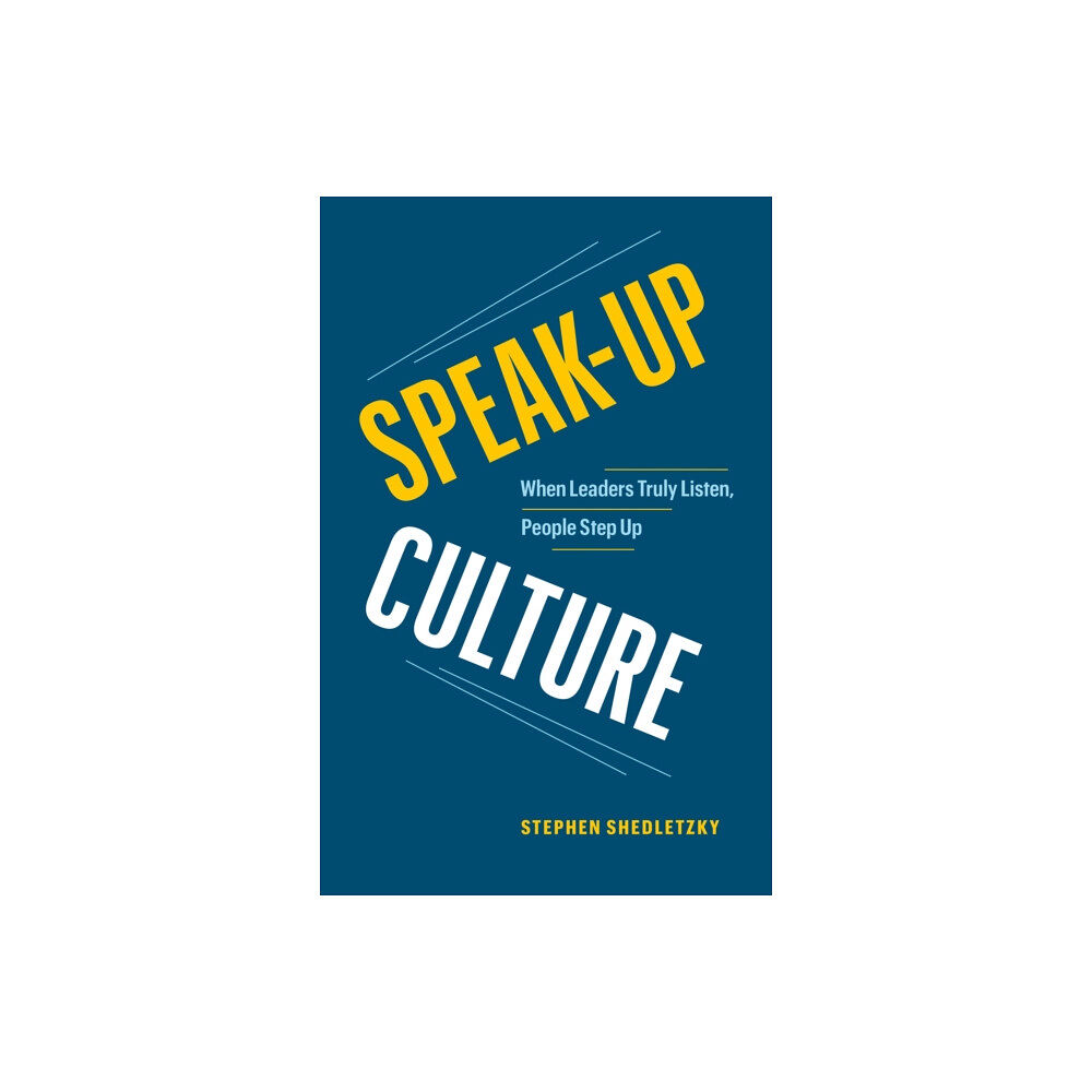 Page Two Books, Inc. Speak-Up Culture (häftad, eng)